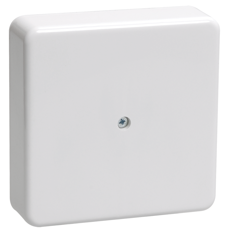 Коробка распаячная ОП КМ 100х100х44 бел. IEK UKO10-100-100-044-K01-E