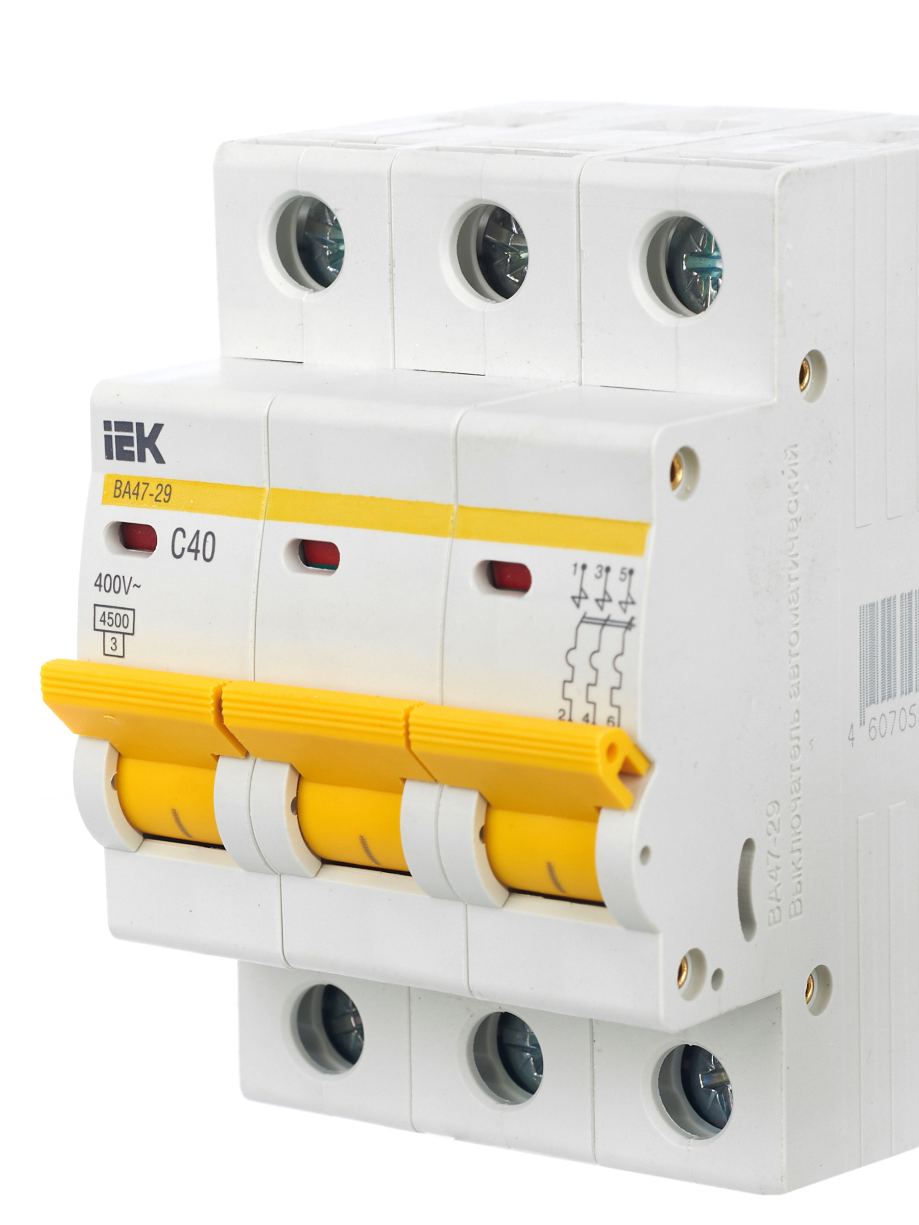 Автоматы электрические иэк. Автоматический выключатель IEK 3п 16а с ва47-29 4,5 ка. Автоматический выключатель IEK ва47-29. IEK ва 47-29 (c) электромагнитный 4,5ka. А втом АТ ИЭК 3п 40а.