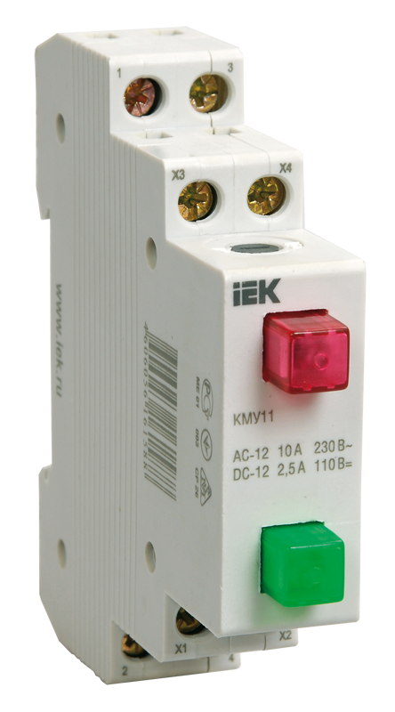 Кнопка управления модульная КМУ11 IEK (MBD10-11-K51) - характеристики ...