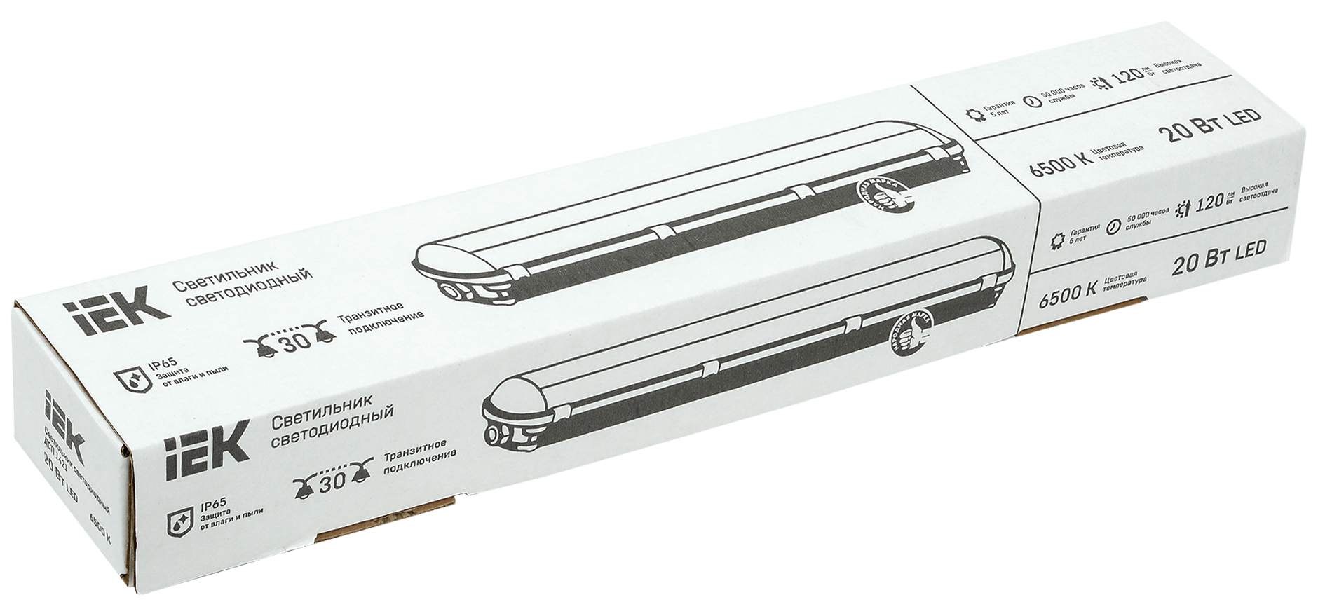 LIGHTING PRO Светильник ДСП 1421 20Вт 6500К IP65 600мм IEK (LDSP0-1421 ...