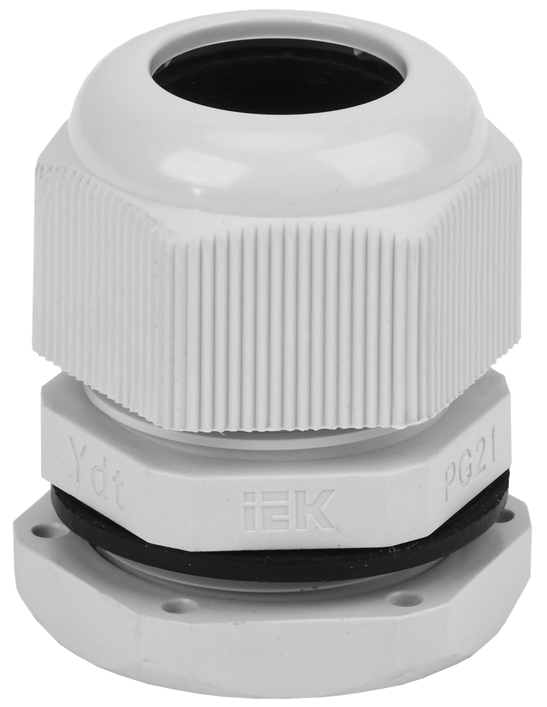 Сальник PG 21 диаметр проводника 15-18мм IP54 IEK (YSA20-18-21-54-K41 ...