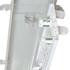 Хомут пластиковый для подвеса металлических монтажных панелей обеспечивает удобство обслуживания светильника.